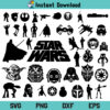 Star Wars Bundle SVG, Star Wars Bundle SVG Cut File, Star Wars Bundle SVG Files For Cricut, Star Wars Bundle Silhouette Cut File, PNG, T Shirt Design SVG