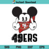 Mickey 49ers SVG, Mickey 49ers Digital SVG File, Mickey 49ers SVG Cut File, Mickey 49ers PNG, Mickey 49ers T Shirt Design SVG
