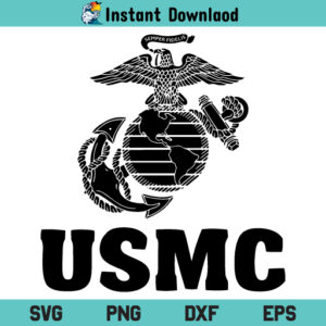 USMC SVG, USMC Marines SVG, USMC PNG, United States Marines SVG, USMC Silhouette, United States Marines Cricut