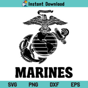 US Marines SVG, US Marines PNG, US Marines DXF, US Marines Cricut, US Marines Cut File, US Marines Clipart, US Marines Instant Digital Download