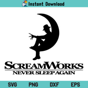 ScreamWorks Never Sleep Again SVG, ScreamWorks Never Sleep Again PNG, ScreamWorks Never Sleep Again Digital SVG, ScreamWorks Never Sleep Again SVG Cut File