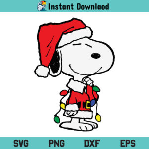 Snoopy SVG, Christmas SVG, Snoopy Cricut Christmas SVG, Christmas Decoration SVG