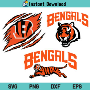 Cincinnati Bengals SVG, Football SVG, Cincinnati Bengals Vector Logo SVG, Cincinnati Bengals Leopard SVG, Cincinnati Bengals, SVG, PNG, T Shirt Designs SVG