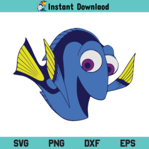 Dory Finding Nemo SVG, Dory Finding Nemo PNG, Dory Finding Nemo Download SVG, Dory Finding Nemo T Shirt Design SVG