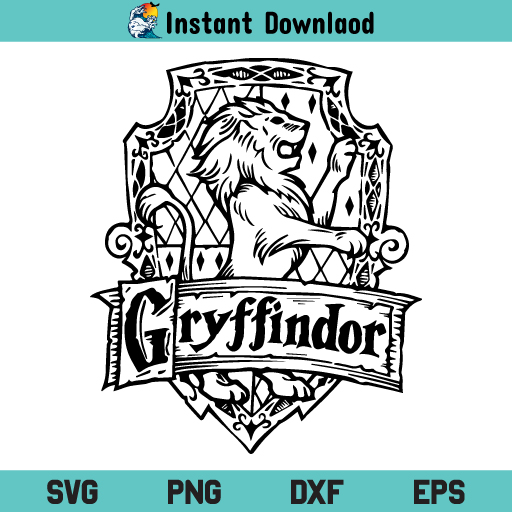 Gryffindor Harry Potter SVG, Gryffindor Harry Potter PNG, Gryffindor