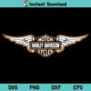Harley Davidson Motorcycles Logo SVG