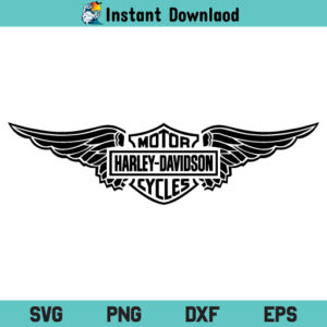 Harley Davidson Wings SVG PNG