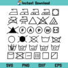 Laundry Care Symbol SVG, Laundry Care Symbol SVG Cut File, Laundry Care Symbol SVG Files For Cricut, Laundry Care Symbol Silhouette Cut File, Laundry Care Symbol PNG, Washing Instruction SVG, Laundry Icons, Washing Instruction, Laundry Icons, SVG, PNG
