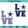 Love Dallas Cowboys SVG Bundle, Love Dallas Cowboys PNG, Love Dallas Cowboys SVG Cut File, Love Dallas Cowboys Cricut, Love Dallas Cowboys Instant Digital Download