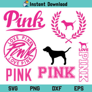 Love Pink SVG, Love Pink Bundle SVG, Love Pink SVG Cut File