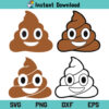 Poop Emoji SVG, Funny SVG Cricut File