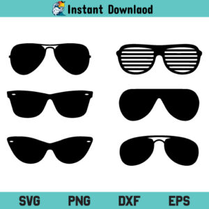Sunglasses Bundle SVG, Sunglasses Bundle SVG Cut File, Sunglasses Bundle SVG Files For Cricut, Sunglasses Bundle Silhouette Cut File, PNG, T Shirt Design SVG