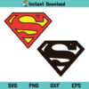 Superman Logo SVG, Superman Logo SVG Cut File, Superman Logo SVG Files For Cricut, Superman Logo Silhouette Cut File, Superman Logo, PNG, T Shirt Design SVG