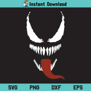 Venom Villain SVG, Venom SVG, Venom Villain SVG Cut File, Venom Villain SVG Files For Cricut, Venom Villain, PNG, T Shirt Design SVG