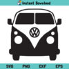 VW Bus SVG, VW Bus SVG Cut File, Volkswagen Bus SVG, VW Bus SVG Files For Cricut, VW Bus Silhouette Cut File, VW Bus, PNG, T Shirt Design SVG