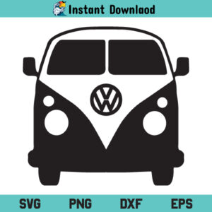 VW Bus SVG, VW Bus SVG Cut File, Volkswagen Bus SVG, VW Bus SVG Files For Cricut, VW Bus Silhouette Cut File, VW Bus, PNG, T Shirt Design SVG
