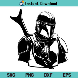 Mandalorian Star Wars SVG Cut File, Mandalorian Star Wars SVG Files For Cricut, Mandalorian Star Wars Silhouette Cut File, Mandalorian Star Wars, PNG, T Shirt Design SVG