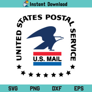 US Mail SVG, United States Mail SVG, US Mail SVG Cut File, US Mail SVG Files For Cricut, US Mail, PNG, T Shirt Design SVG